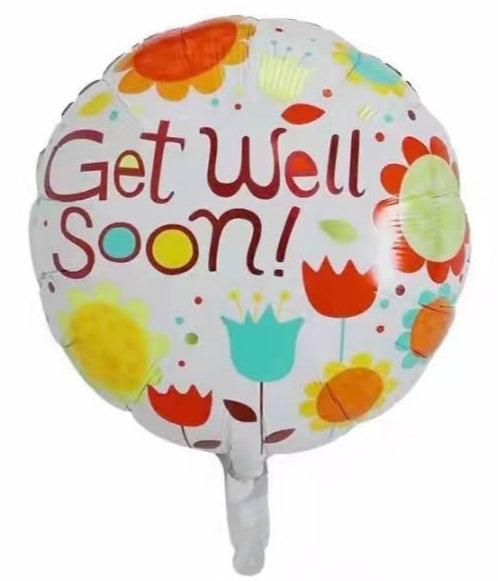 Foil Balloon Round Get Well Soon