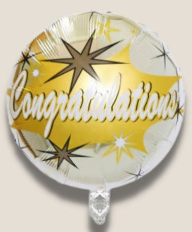 Foil Balloon Round Congratulations