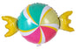 Foil balloons candy