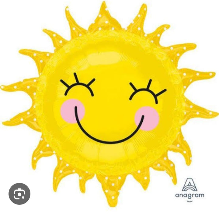 Foil balloon sun