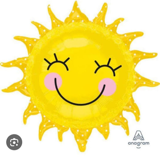 Foil balloon sun