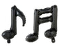 Foil music note's