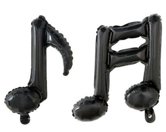 Foil music note's