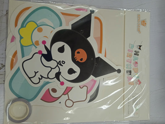 Banner Sanrio happy birthday banner
