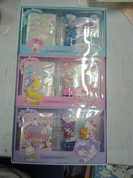 Sanrio notebook w/ stamp