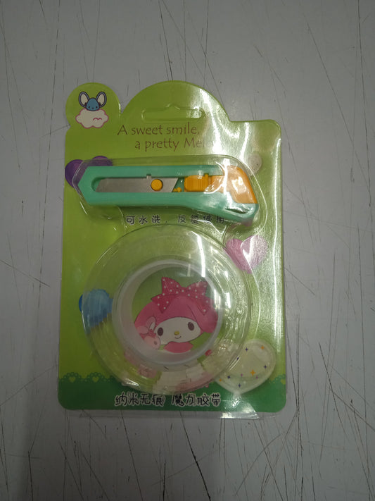 Double adhesive w/ cutter