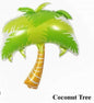 Foil coconut tree