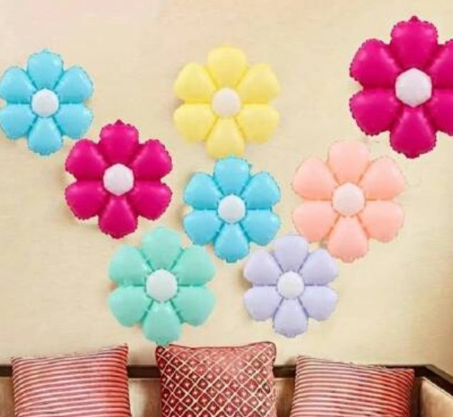 Flower foil pastel