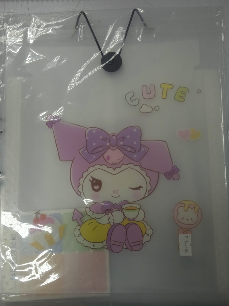 Expanded plastic envelope with character