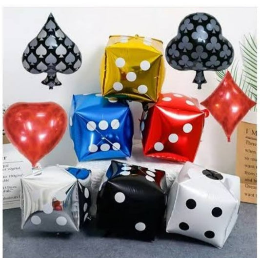 Foil 3D dice