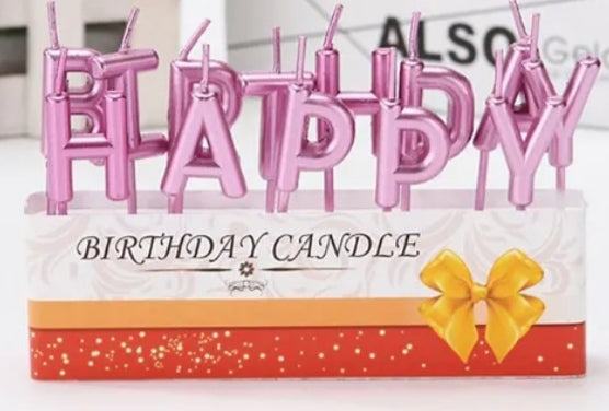 Candle Happy Birthday Set