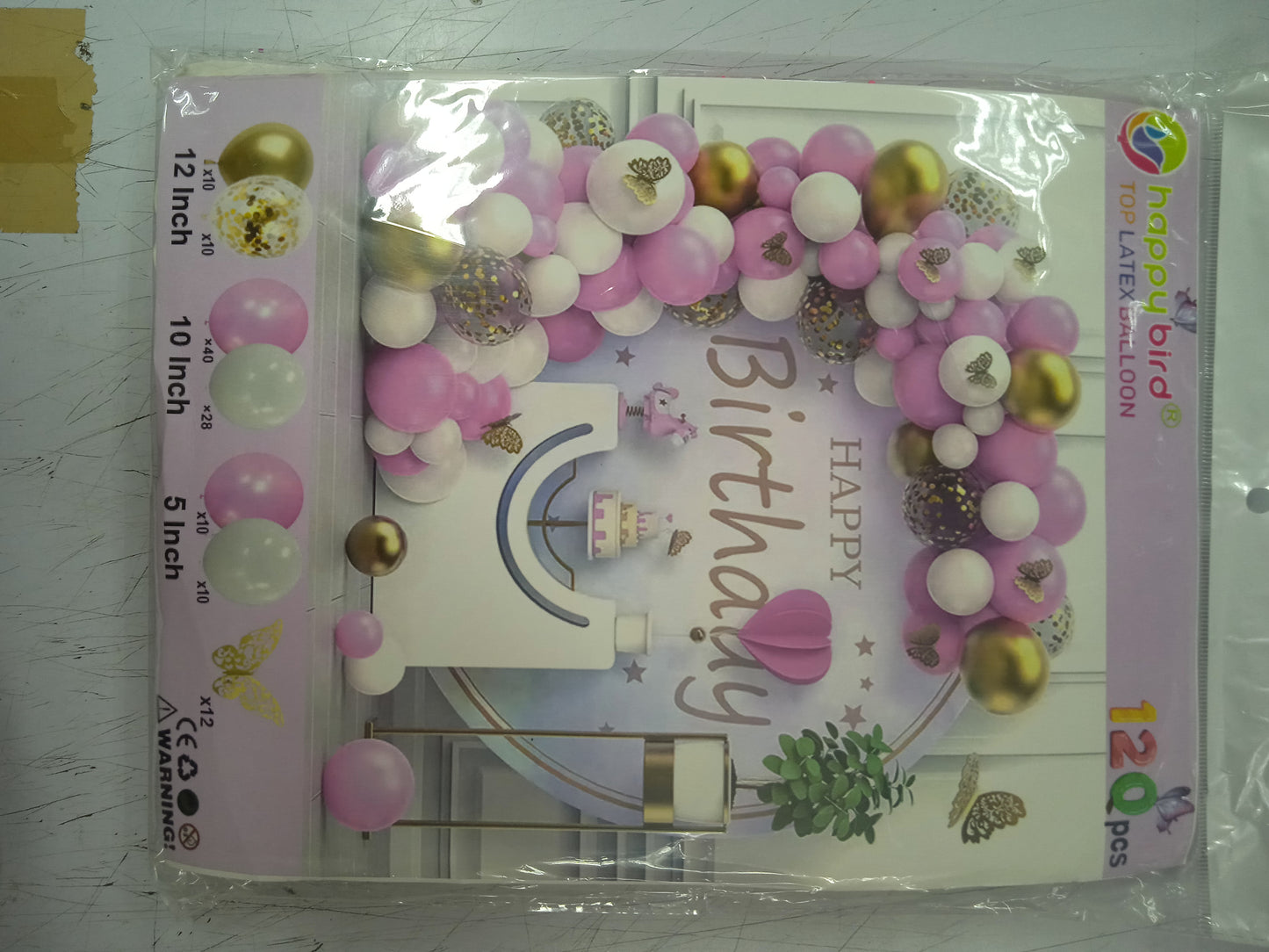 Happy bird balloon set