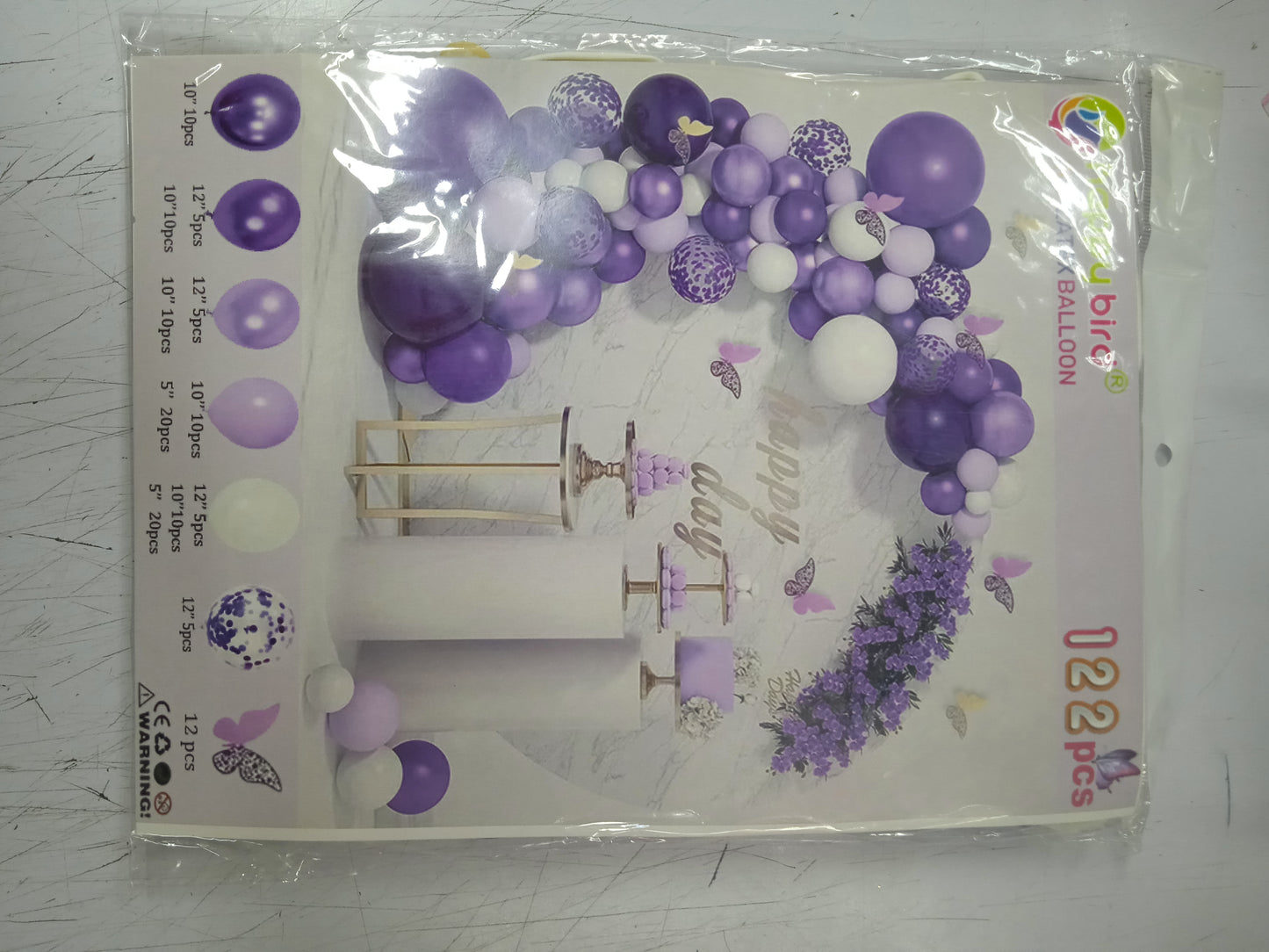 Happy bird balloon set