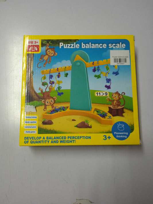 Puzzel balance scale