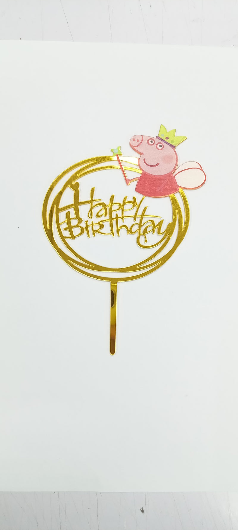 Cake Topper Peppa Pig Acrylic