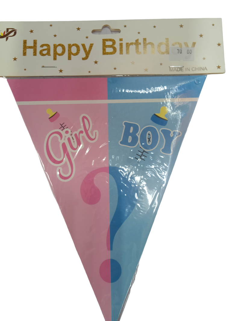 Banderitas Flaglets Gender Reveal