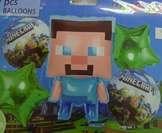 Foil Balloon Set (5in1) Minecraft 5