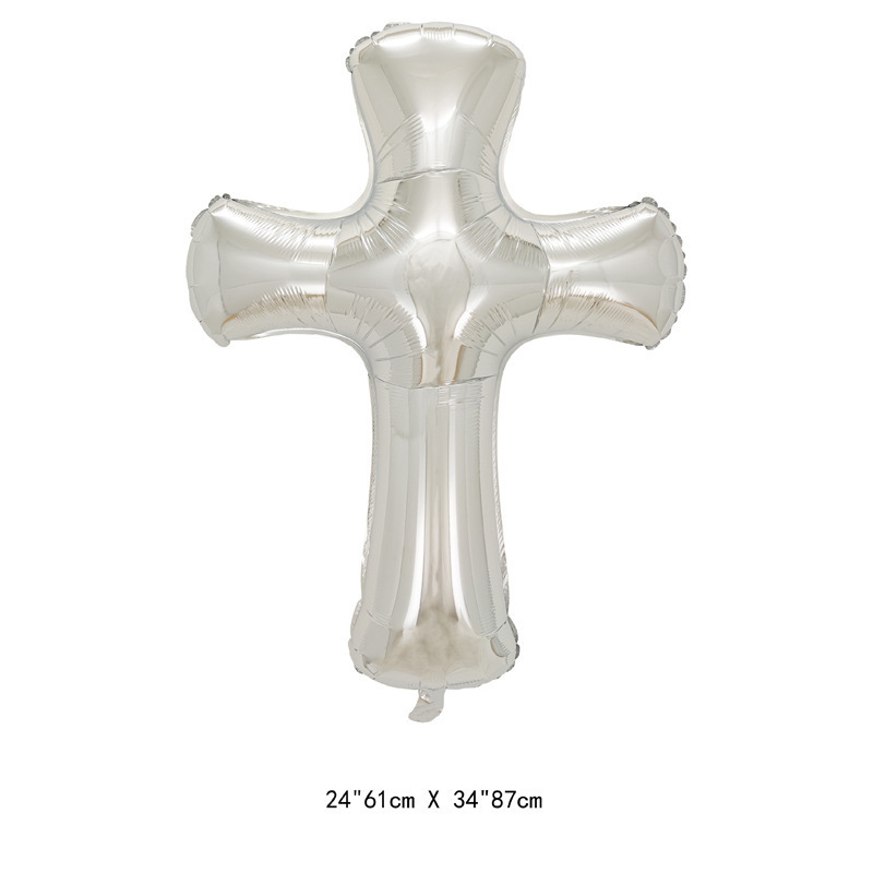 Foil Balloon Cross