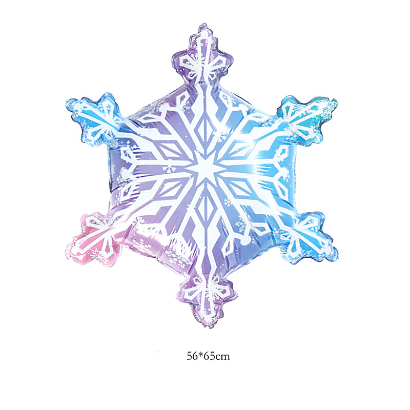 Christmas Snow Flakes Foil Balloon