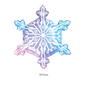 Christmas Snow Flakes Foil Balloon