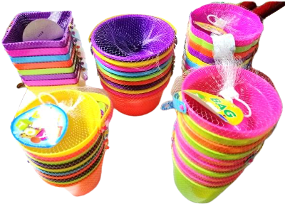 Beach Pail (10in1) Assorted Color with Different Shape