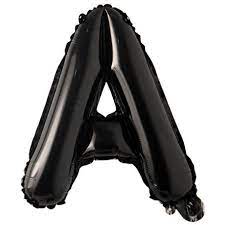 Foil Letter (1FT) Black