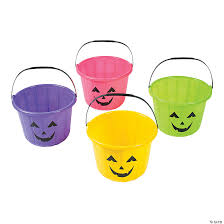 halloween pail basket assorted color