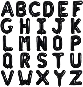 Foil Letter (1FT) Black