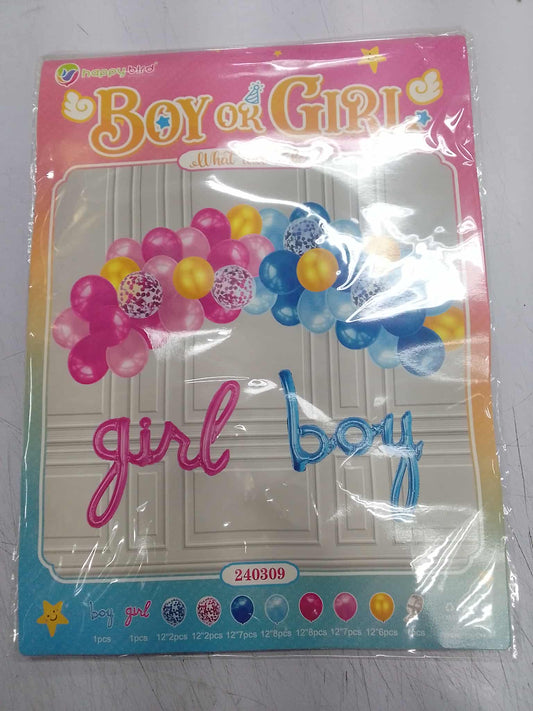 Balloon set Gender Reveal (240309)