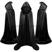 Cape w/hood red/black 9008 Halloween costume