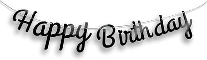 Bunting Cutout Happy Birthday Cursive