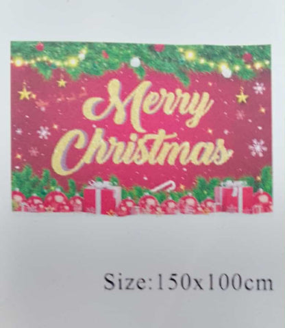 Cloth Banner Merry Christmas
