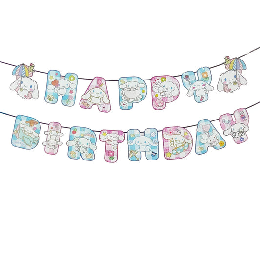 Happy birthday Banner CINNAMOROLL