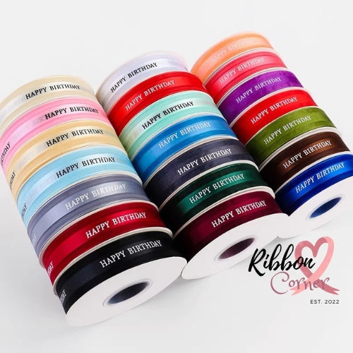 Happy birthday Ribbon Cloth