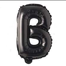 Foil Letter (1FT) Black