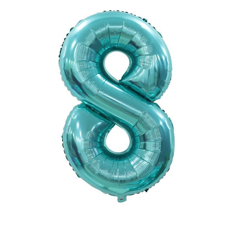 Foil Number Balloon (2FT) Tiffany