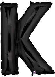 Foil Letter (1FT) Black