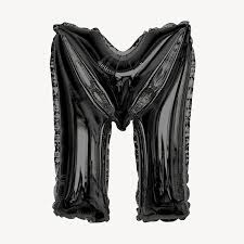 Foil Letter (1FT) Black