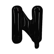Foil Letter (1FT) Black