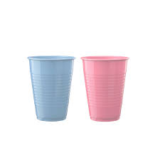 Plastic cup Pink and Blue (SMALL)