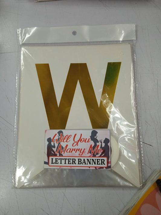 Will you marry me banner