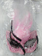 Beaded Mask with feather