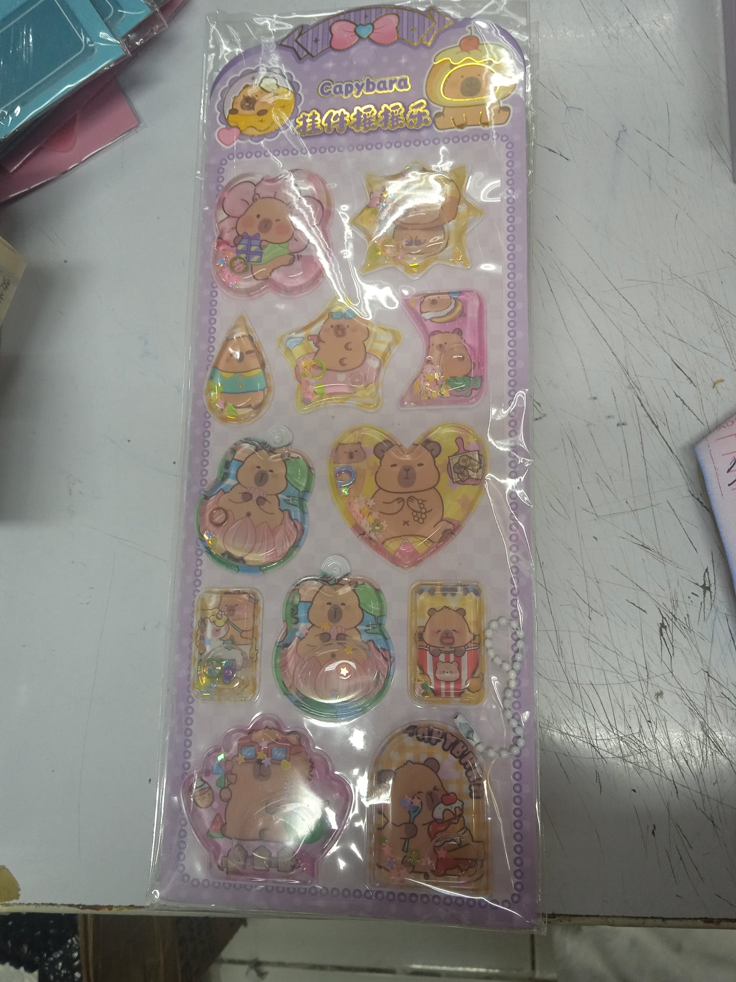 3d water sticker