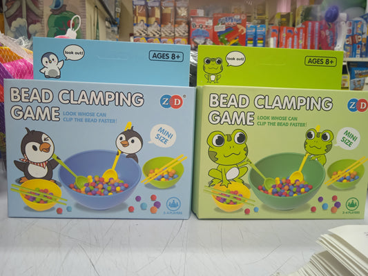 Bead clamping game