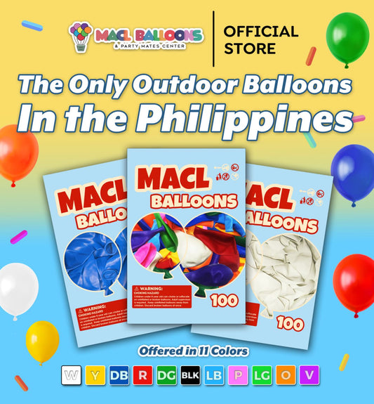 MACL Balloons Size 10 Outdoor (100pcs)