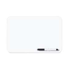 Whiteboard with marker