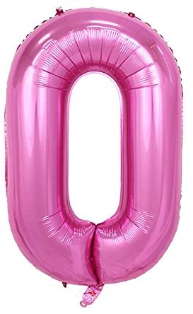 Foil Number Balloon (1FT) Pink