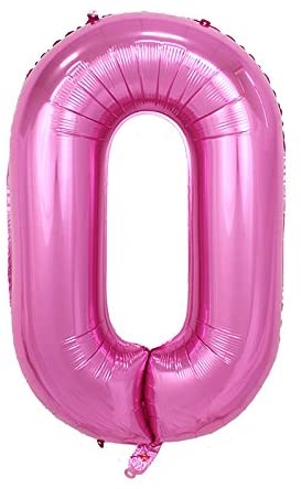 Foil Number Balloon (1FT) Pink