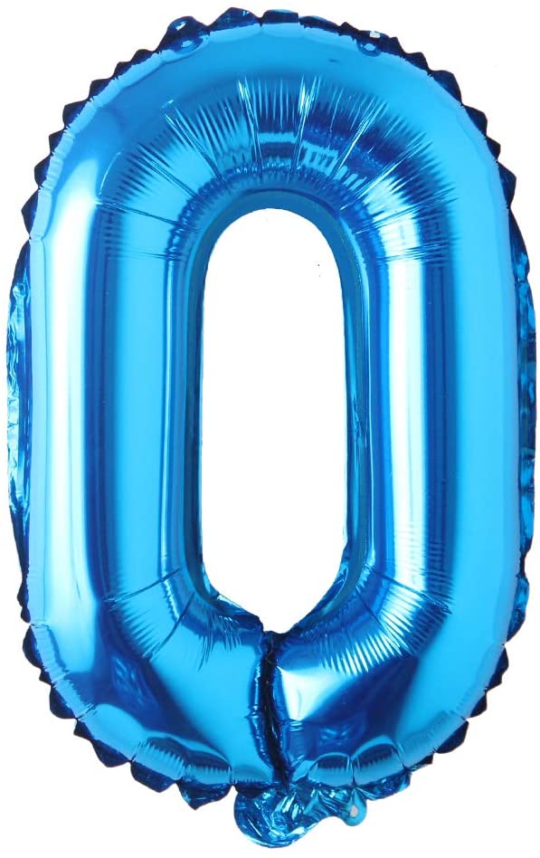 Foil Number Balloon (1FT) Blue