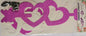 Banner Cutout Bride To Be Cursive Glitters